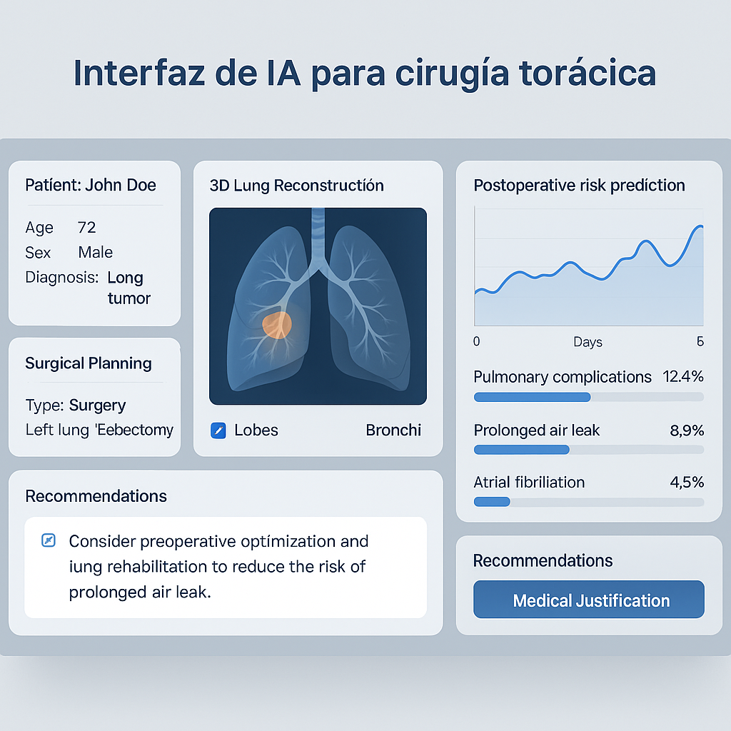 Mockup IA en Cirugía Torácica