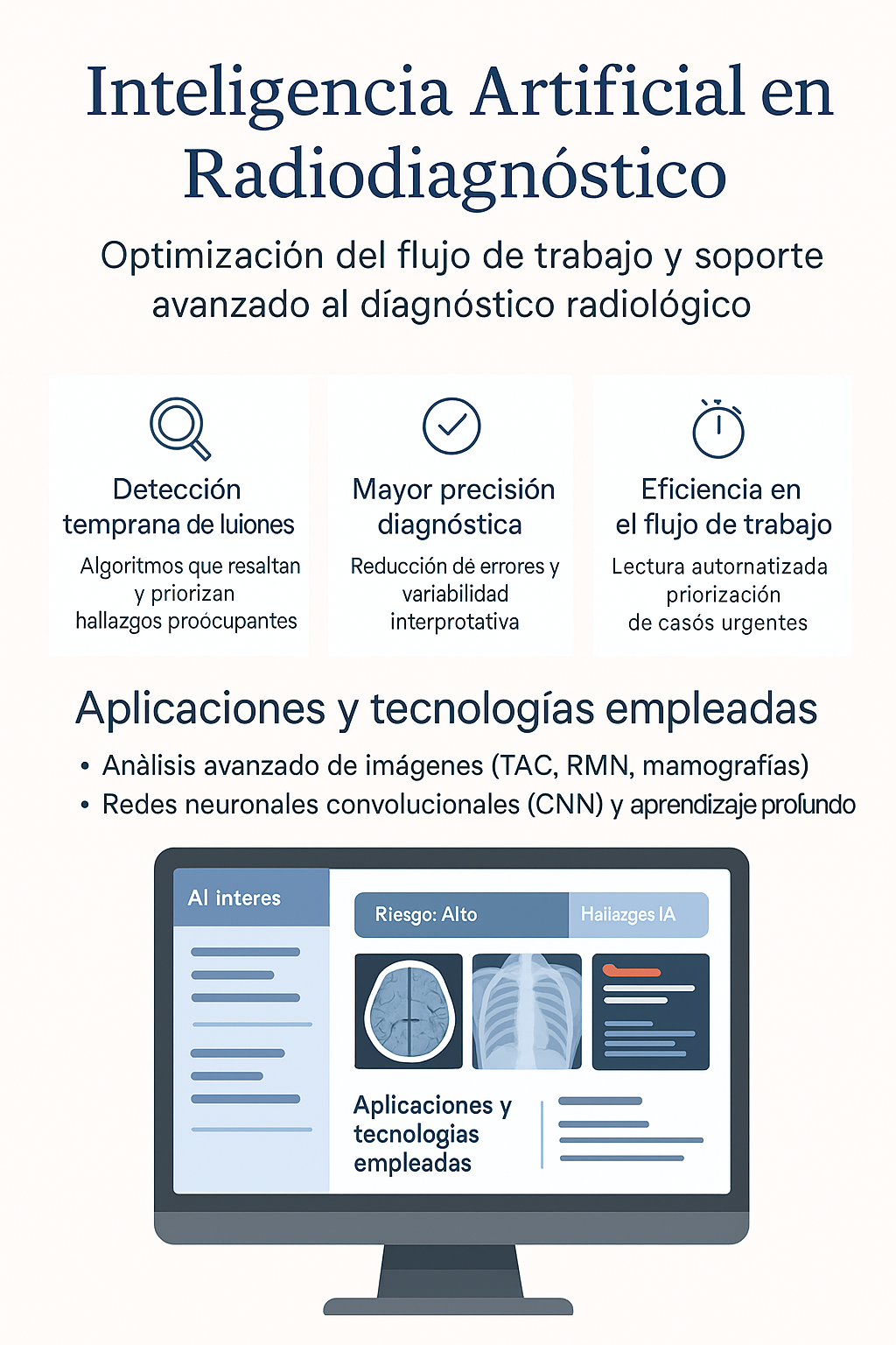 Interfaz IA en Radiodiagnóstico